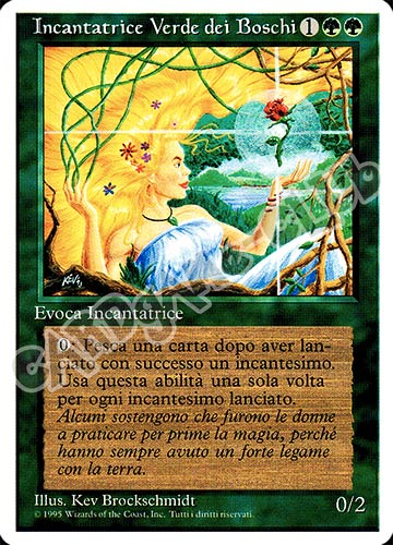 Incantatrice Verde dei Boschi rara (IT) -NEAR MINT-