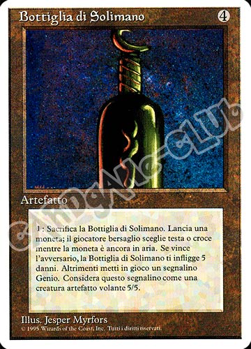 Bottiglia di Solimano non comune (IT) -NEAR MINT-