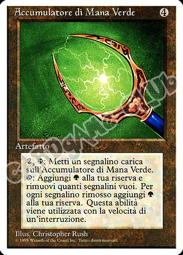 Accumulatore di Mana Verde non comune (IT) -NEAR MINT-