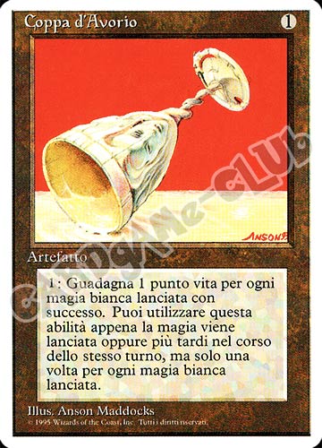 Coppa d'Avorio non comune (IT) -NEAR MINT-