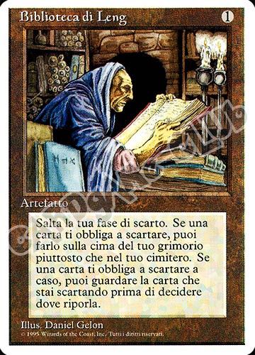 Biblioteca di Leng non comune (IT) -NEAR MINT-