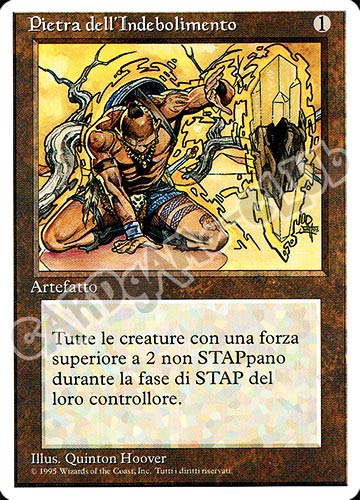 Pietra dell'Indebolimento rara (IT) -NEAR MINT-