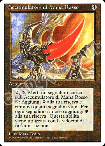Accumulatore di Mana Rosso non comune (IT) -NEAR MINT-