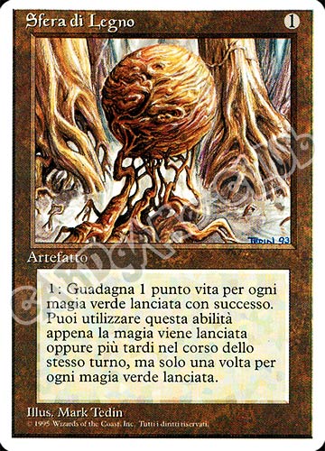 Sfera di Legno non comune (IT) -NEAR MINT-
