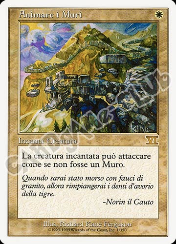 001 / 350 Animare i Muri rara (IT) -NEAR MINT-