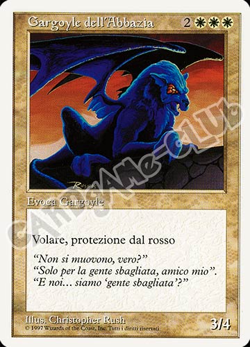 Gargoyle dell'Abbazia non comune (IT) -NEAR MINT-