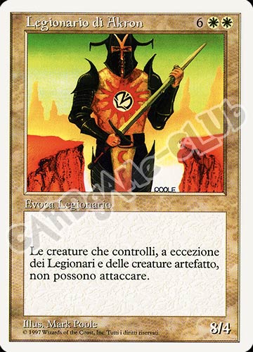 Legionario di Akron rara (IT) -NEAR MINT-