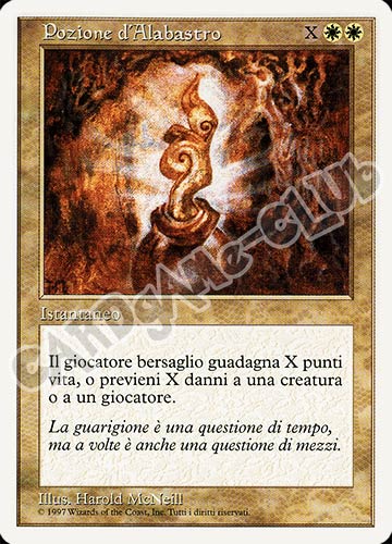 Pozione d'Alabastro comune (IT) -NEAR MINT-