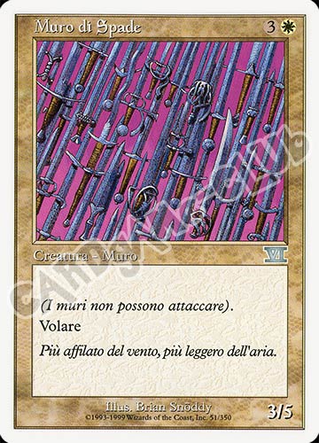 051 / 350 Muro di Spade non comune (IT) -NEAR MINT-