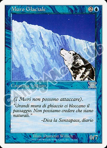072 / 350 Muro Glaciale non comune (IT) -NEAR MINT-