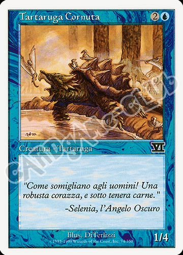 074 / 350 Tartaruga Cornuta comune (IT) -NEAR MINT-