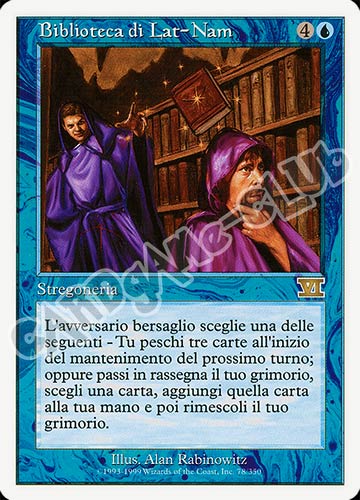 078 / 350 Biblioteca di Lat-Nam rara (IT) -NEAR MINT-