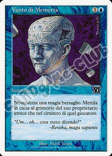 081 / 350 Vuoto di Memoria comune (IT) -NEAR MINT-