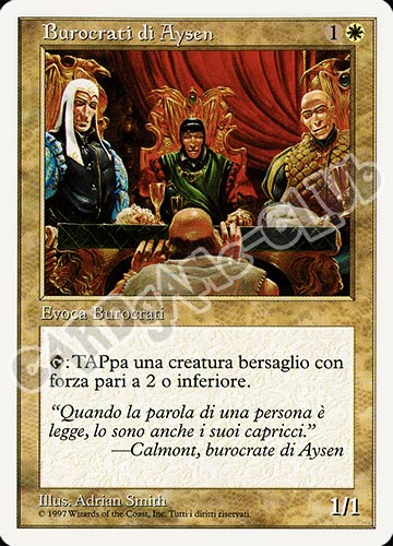 Burocrati di Aysen comune (IT) -NEAR MINT-