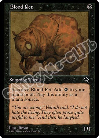 Blood Pet comune (EN) -NEAR MINT-