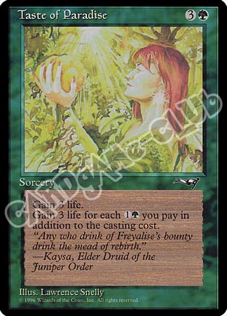 Taste of Paradise comune (EN) -NEAR MINT-