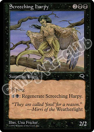 Screeching Harpy non comune (EN) -NEAR MINT-