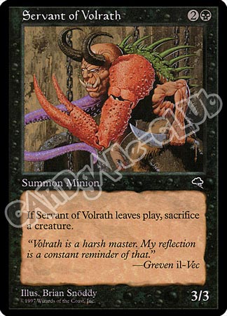 Servant of Volrath comune (EN) -NEAR MINT-
