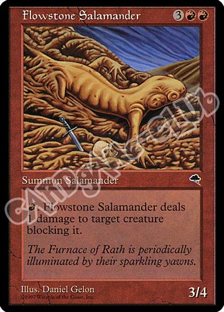 Flowstone Salamander non comune (EN) -NEAR MINT-