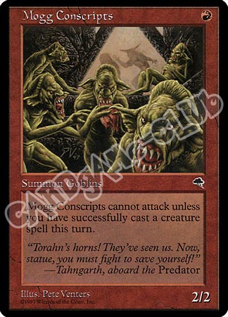 Mogg Conscripts comune (EN) -NEAR MINT-