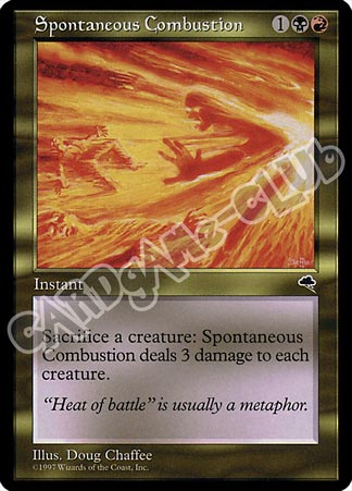 Spontaneous Combustion non comune (EN) -NEAR MINT-