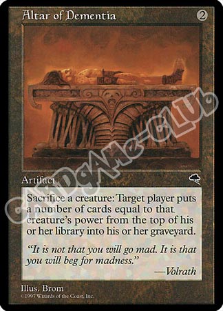 Altar of Dementia rara (EN) -NEAR MINT-
