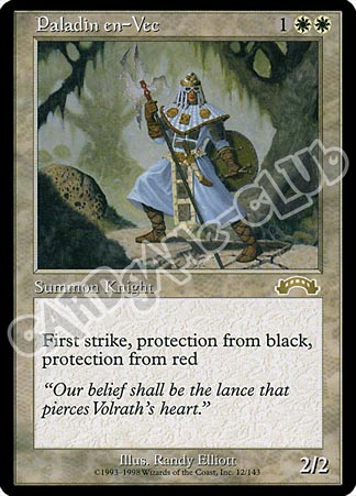 012 / 143 Paladin en-Vec rara (EN) -NEAR MINT-