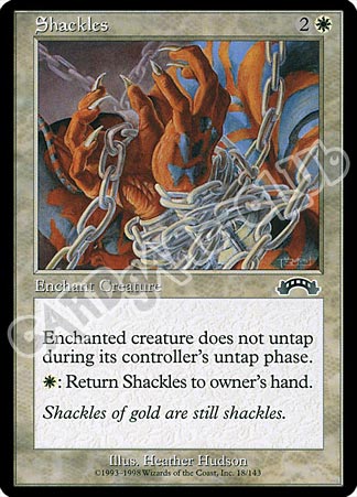 018 / 143 Shackles comune (EN) -NEAR MINT-