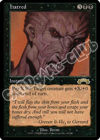 064 / 143 Hatred rara (EN) -NEAR MINT-