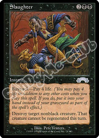 074 / 143 Slaughter non comune (EN) -NEAR MINT-