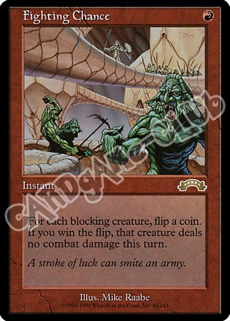 082 / 143 Fighting Chance rara (EN) -NEAR MINT-
