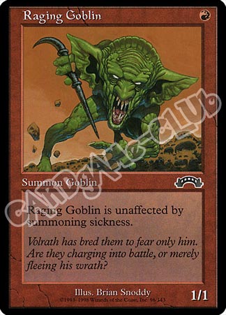 096 / 143 Raging Goblin comune (EN) -NEAR MINT-