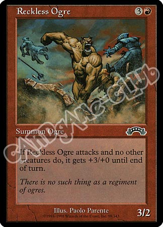 098 / 143 Reckless Ogre comune (EN) -NEAR MINT-