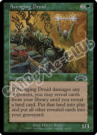 105 / 143 Avenging Druid comune (EN) -NEAR MINT-
