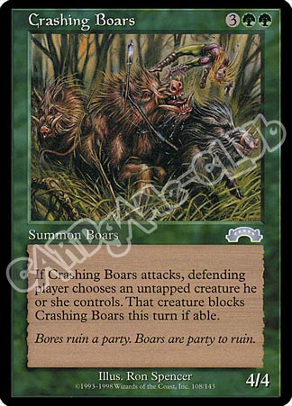 108 / 143 Crashing Boars non comune (EN) -NEAR MINT-