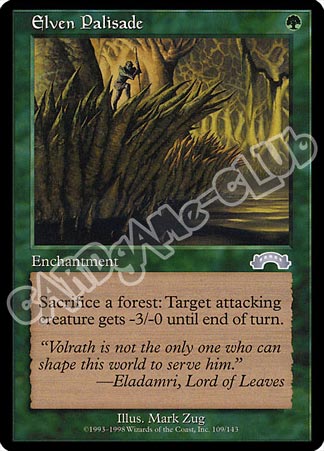 109 / 143 Elven Palisade non comune (EN) -NEAR MINT-