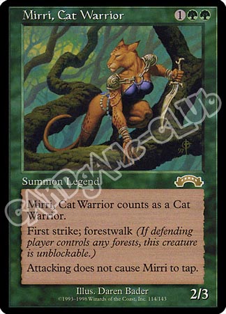 114 / 143 Mirri, Cat Warrior rara (EN) -NEAR MINT-