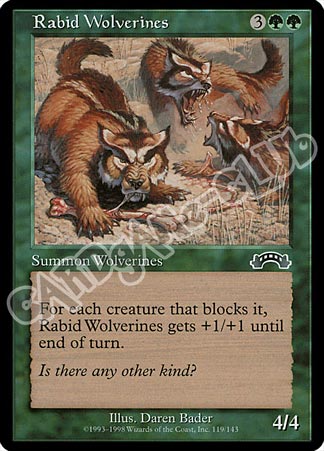 119 / 143 Rabid Wolverines comune (EN) -NEAR MINT-