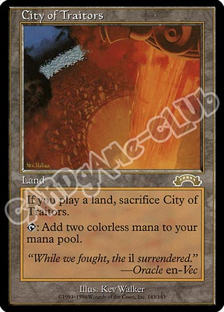 143 / 143 City of Traitors rara (EN) -NEAR MINT-