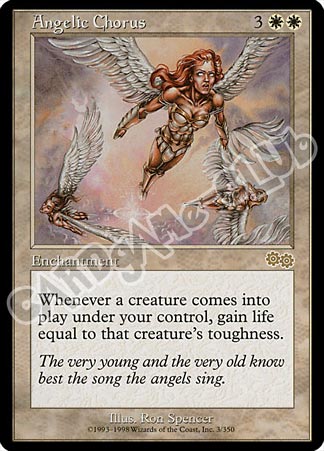 003 / 350 Angelic Chorus rara (EN) -NEAR MINT-