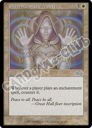 032 / 350 Presence of the Master non comune (EN) -NEAR MINT-