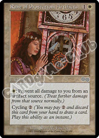 035 / 350 Rune of Protection: Artifacts non comune (EN) -NEAR MINT-