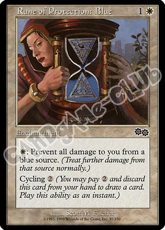 037 / 350 Rune of Protection: Blue comune (EN) -NEAR MINT-