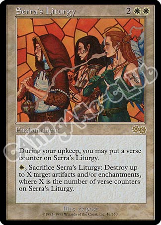 049 / 350 Serra's Liturgy rara (EN) -NEAR MINT-
