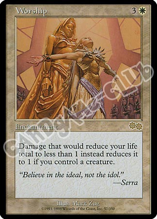 057 / 350 Worship rara (EN) -NEAR MINT-