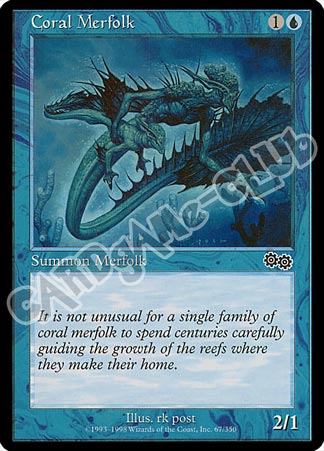 067 / 350 Coral Merfolk comune (EN) -NEAR MINT-