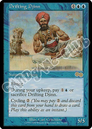 071 / 350 Drifting Djinn rara (EN) -NEAR MINT-