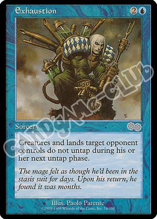 074 / 350 Exhaustion non comune (EN) -NEAR MINT-