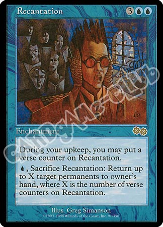 091 / 350 Recantation rara (EN) -NEAR MINT-