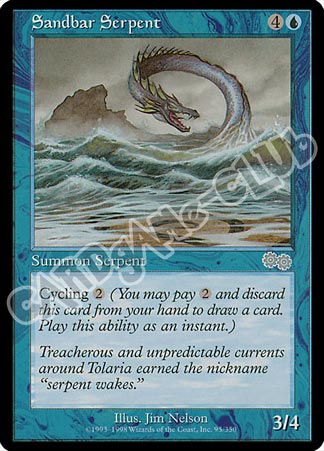 095 / 350 Sandbar Serpent non comune (EN) -NEAR MINT-